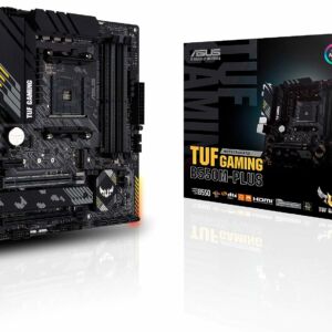 Placa Mãe Asus TUF GAMING B550M-PLUS AMD AM4 DDR4 mATX