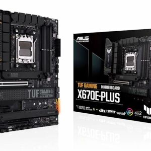 Placa Mãe Asus TUF GAMING X670E-PLUS (AM5/DDR5/4x M.2 /PCIe 5.0/USB3.2)